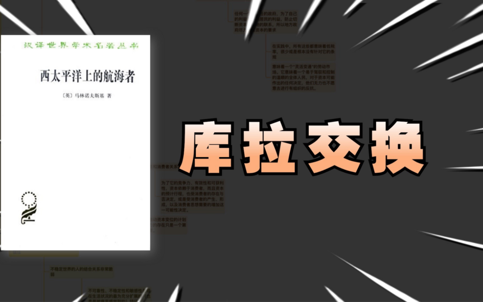 [图]【西太平洋上的航海者】|库拉交换是什么？它与以物换物的交换有什么区别？