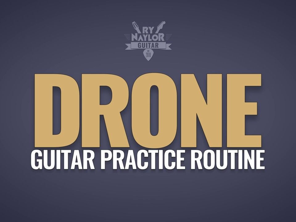 (10分钟g音下吉他的各种日常练习)g drone backing track and guided