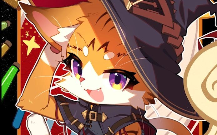 请问今天要来点变猫药剂吗?【csp绘画过程】