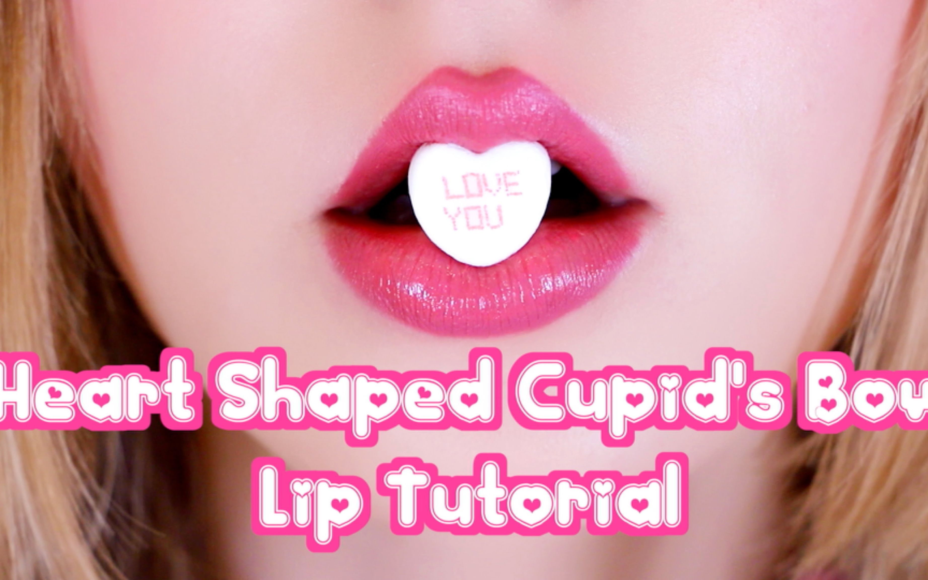 taylorr中英心形唇峰唇妆教程