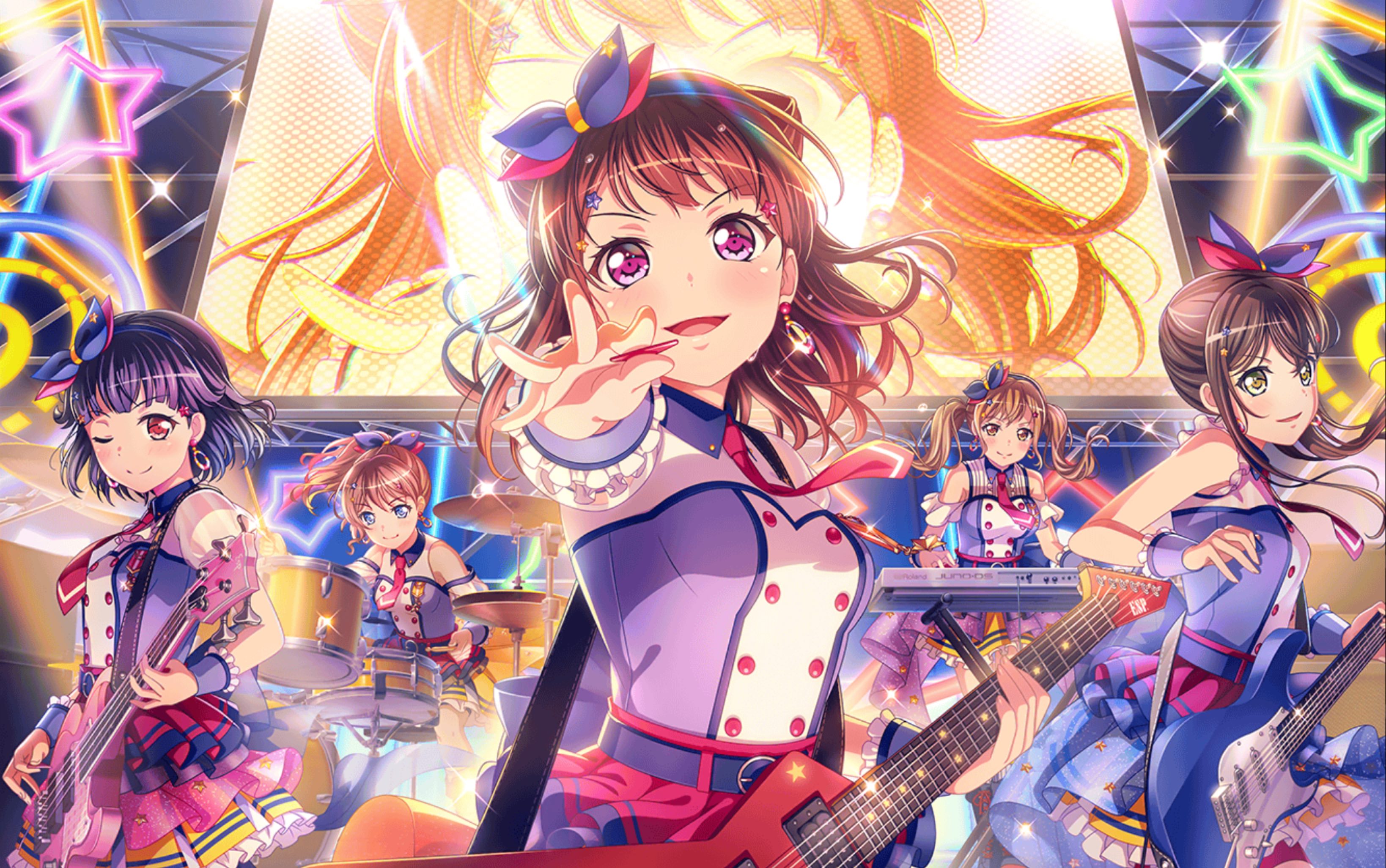 【bang dream】poppinparty cover 新曲 「union」 ex fc_哔哩哔哩