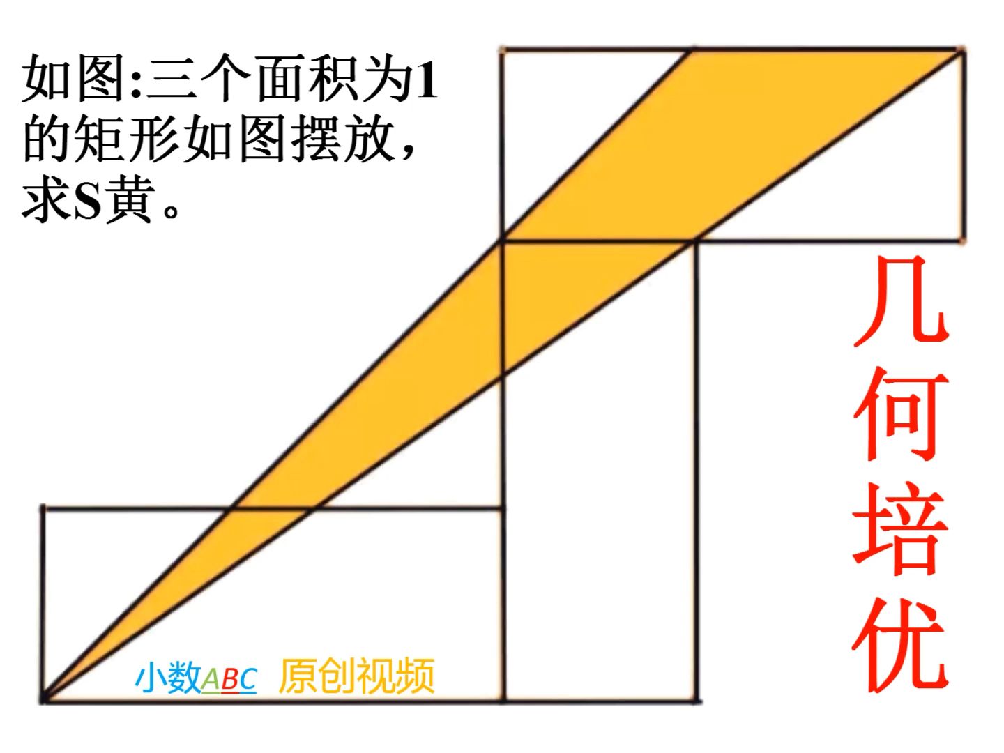 小学数学培优,几何题,求阴影面积,好题推荐哔哩哔哩bilibili