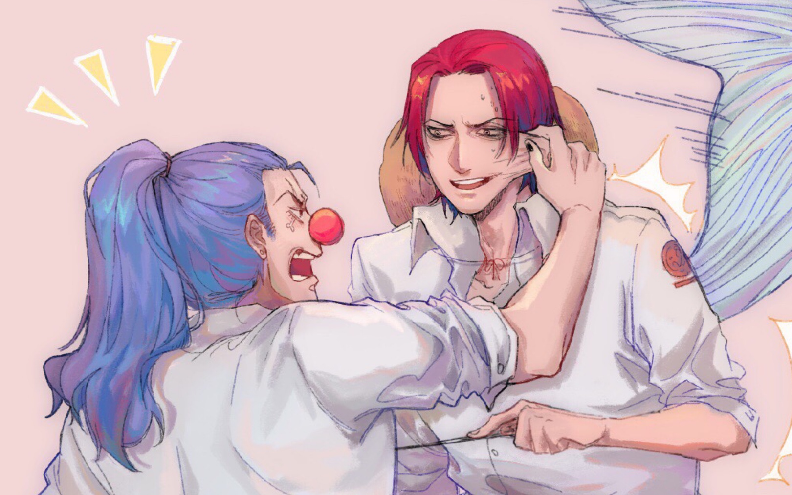 【procreate】海贼王香巴魔法学院pa-不小心把同期变出鱼尾巴了怎么办