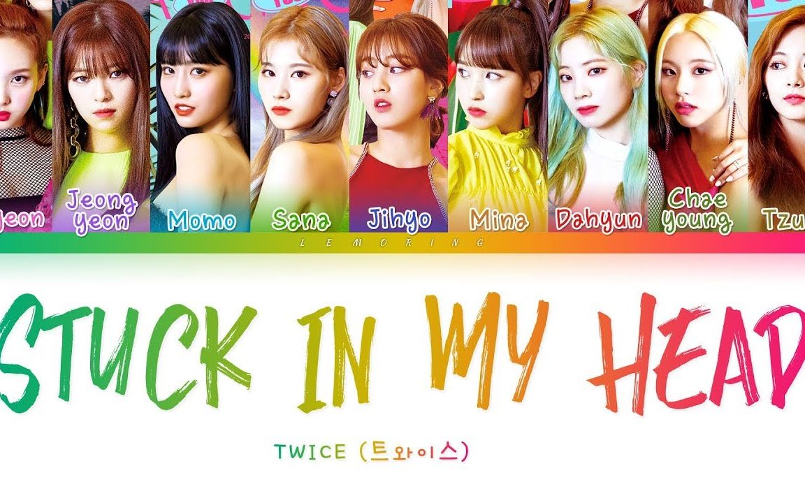 [图]TWICE -《Stuck in my head》_190629 & 200104 舞台现场版