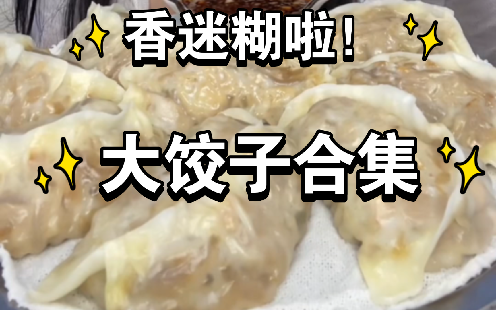 碳水系列之大饺子合集!哔哩哔哩bilibili