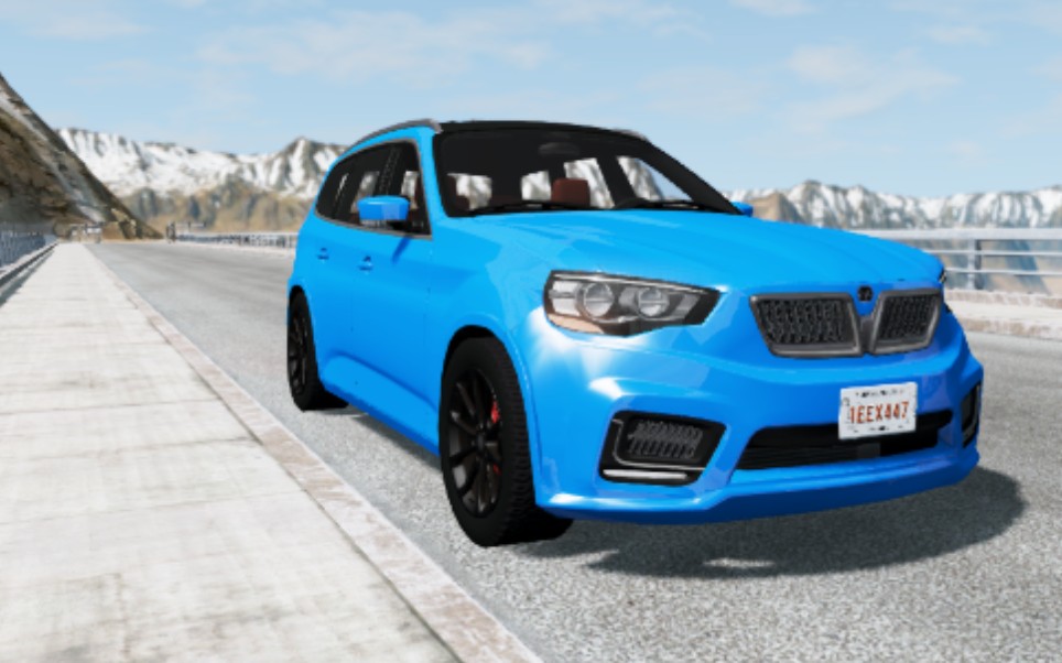 [beamng]模组车etk 1356 ttsport plus版本0-300km/h加速展示_哔哩