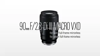 Download Video: 【双卡口齐发】45年的轨迹和新的变革！腾龙90mm F/2.8 Di III MACRO VXD中长焦微距镜头