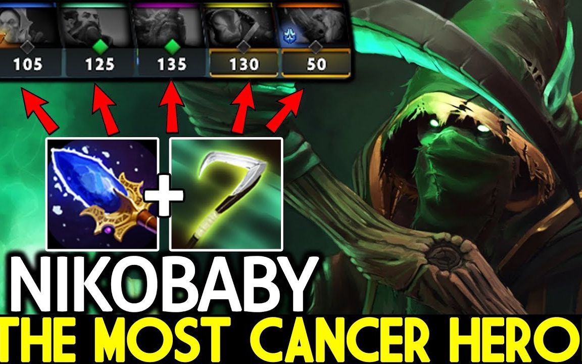 dota2nikobabynec神杖镰刀配合莱恩大斩的你头皮发麻每次都是俩分钟你