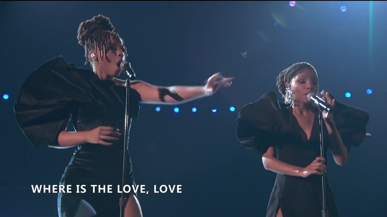 [图]Chloe x Halle - Where Is The Love - 第61届格莱美颁奖典礼