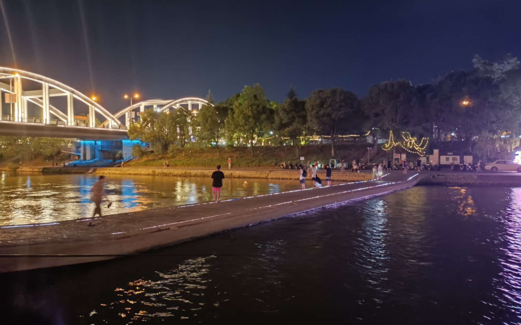 龙泉之行3 瓯江夜景