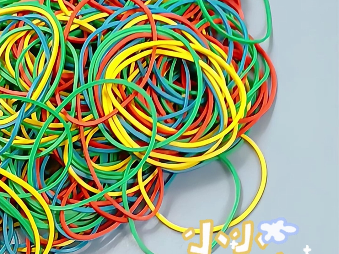 直径50mm天然橡胶彩色橡皮筋