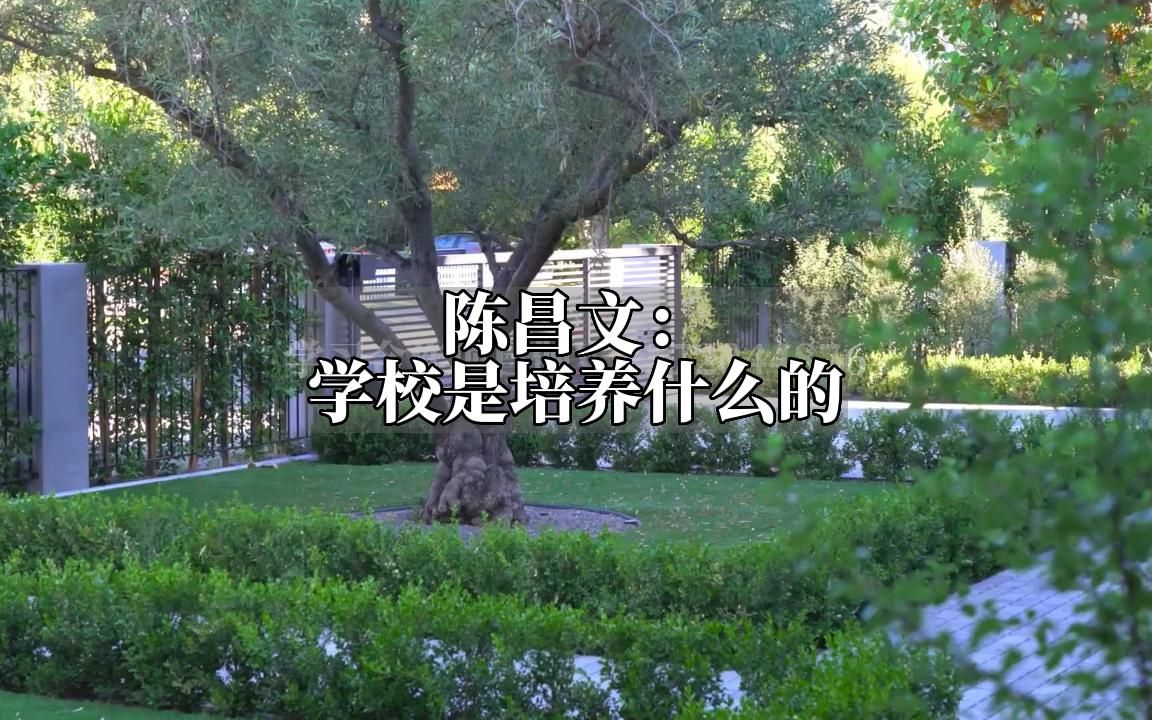 [图]陈昌文：学校是培养什么的