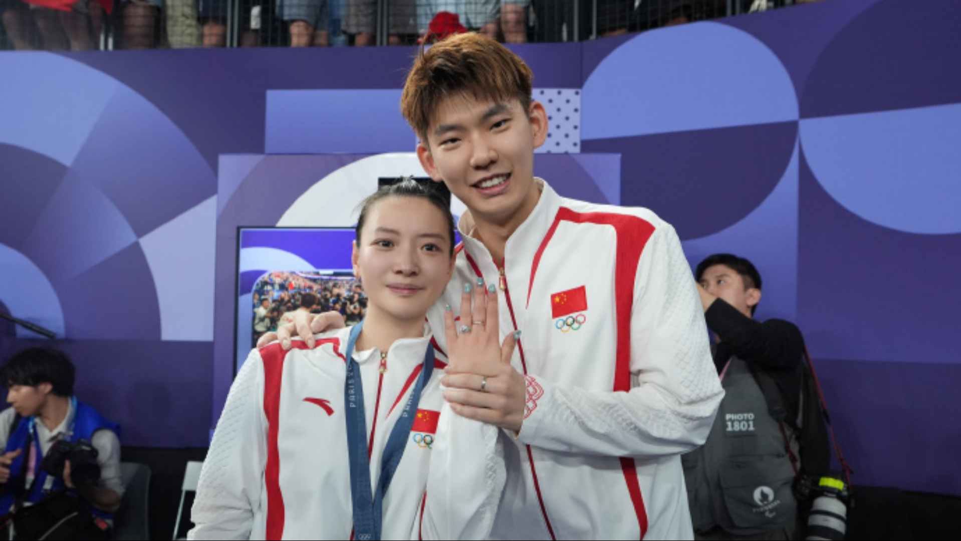 太甜!黄雅琼赛场被求婚后全网秀恩爱,刘雨辰:你是我此生唯一