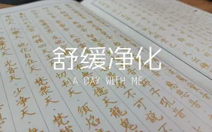 Download Video: 【净化】舒缓净化白噪音，助眠！手抄《地藏菩萨本愿经》，以此功德回向众生，所见即好运！