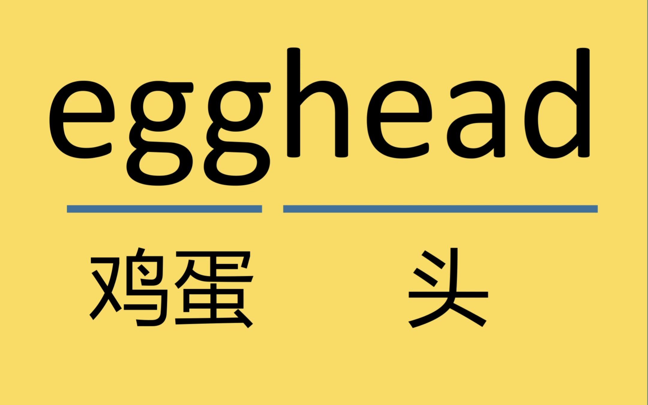 巧记单词egghead哔哩哔哩bilibili