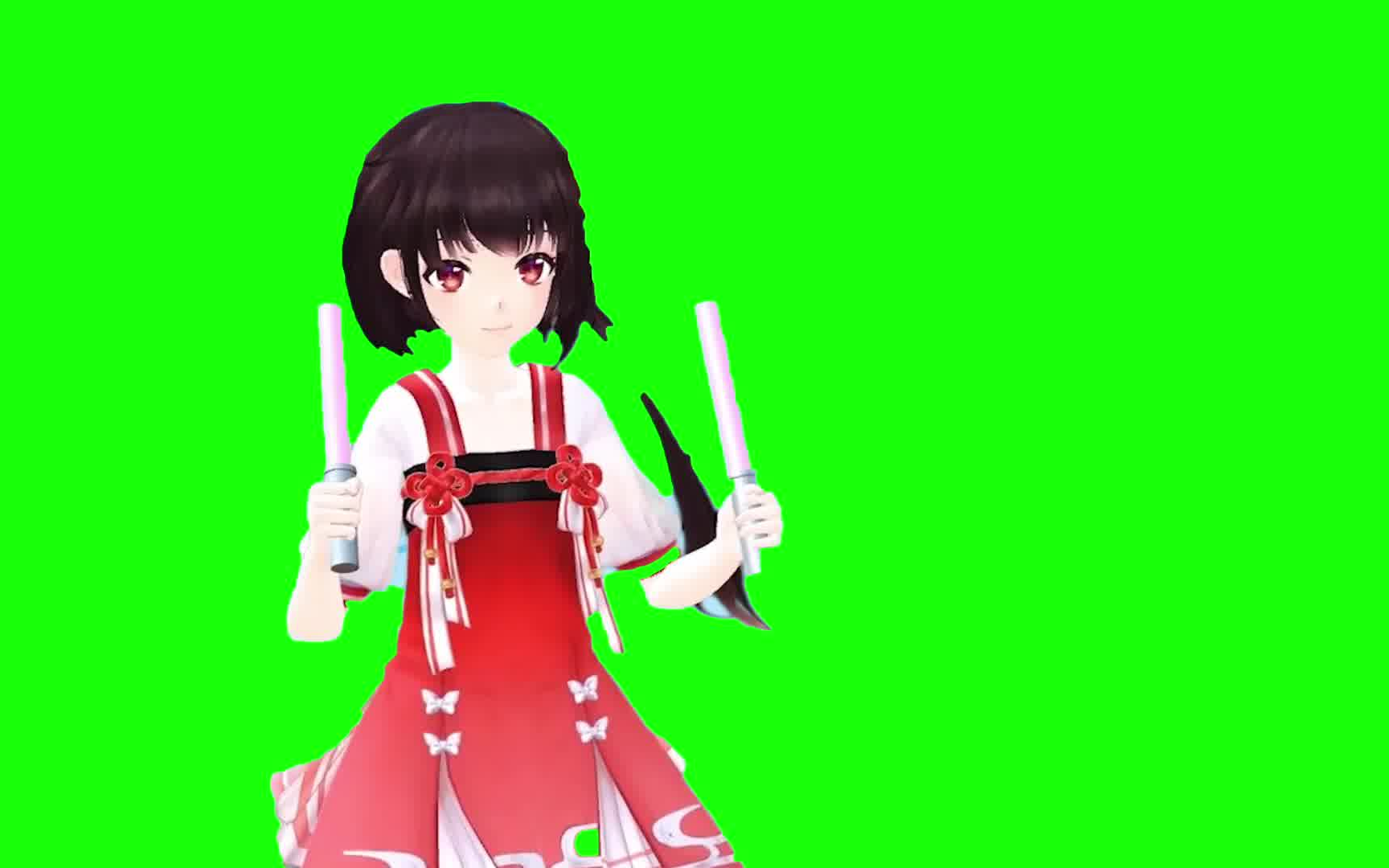 冷鸟挥舞荧光棒.gb