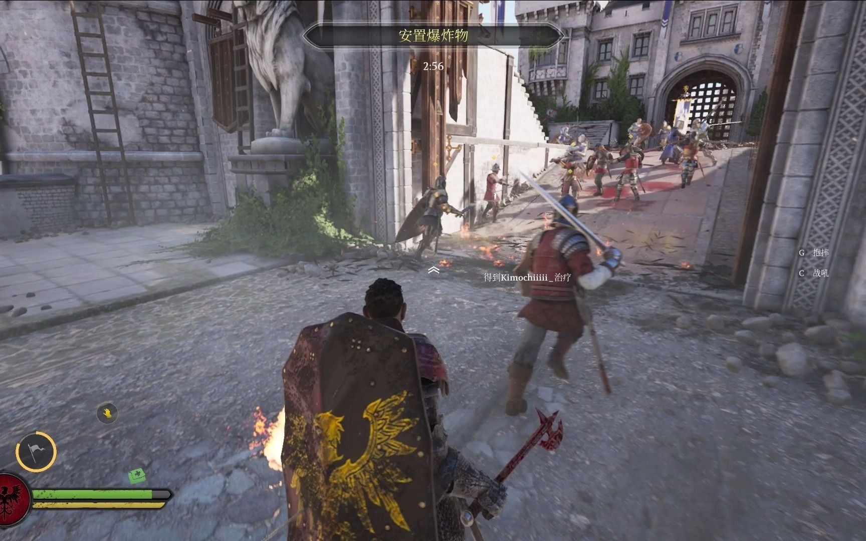 骑士精神2重装鸡战士才是最有前途的职业啊