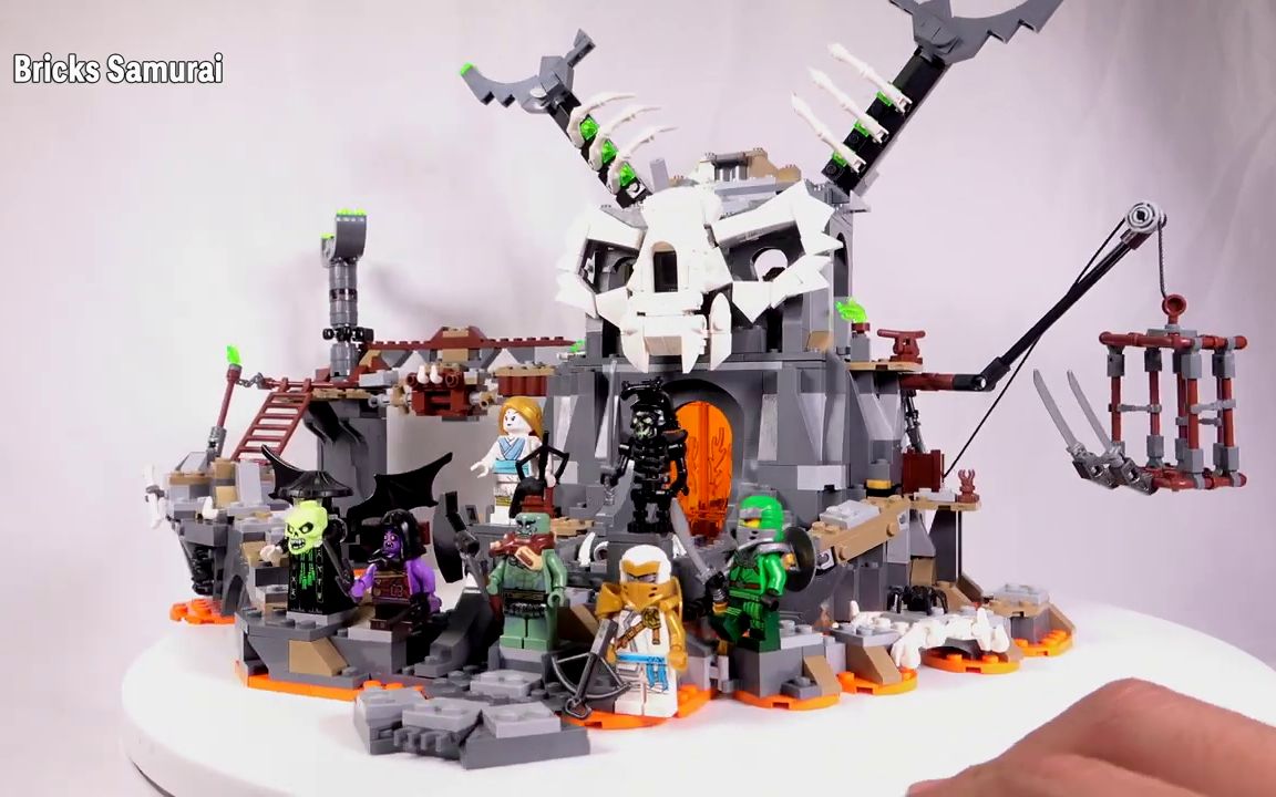 乐高 幻影忍者 skull sorcerers dungeons 71722 速拼 日语向_哔哩