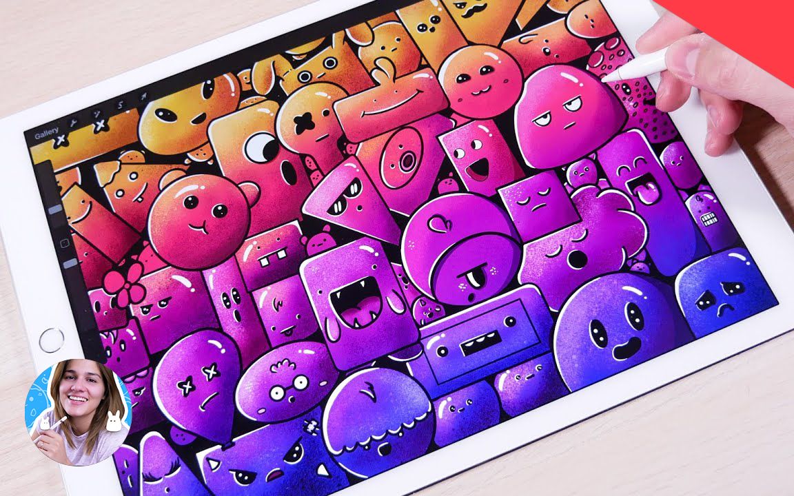 【搬运】ipad pro procreate绘画——涂鸦