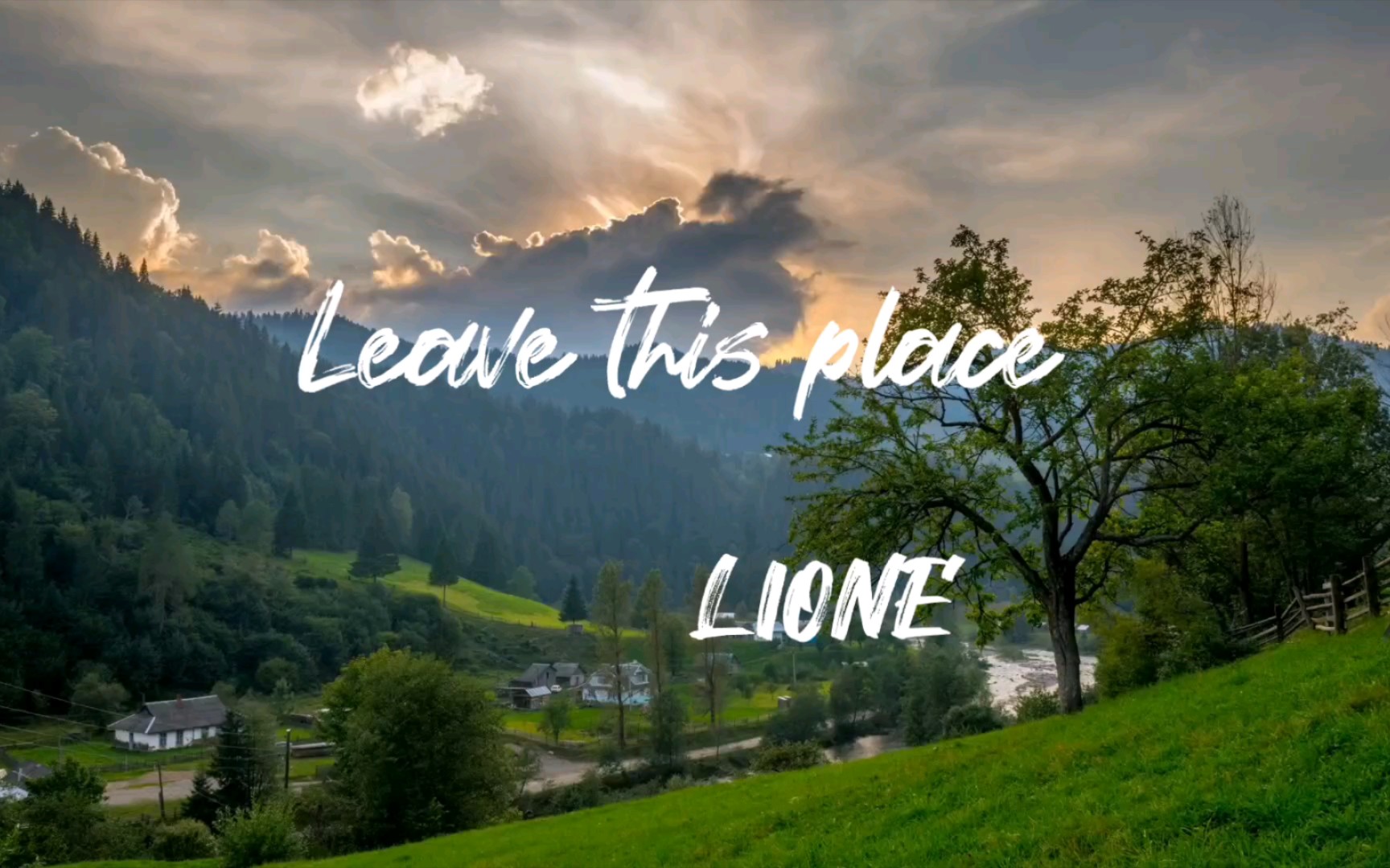 [图]《Leave this place》‖最近被宝藏音乐轰炸了，这首歌新奇，未来，唯美，温柔，我保证听了一遍还想听！！！