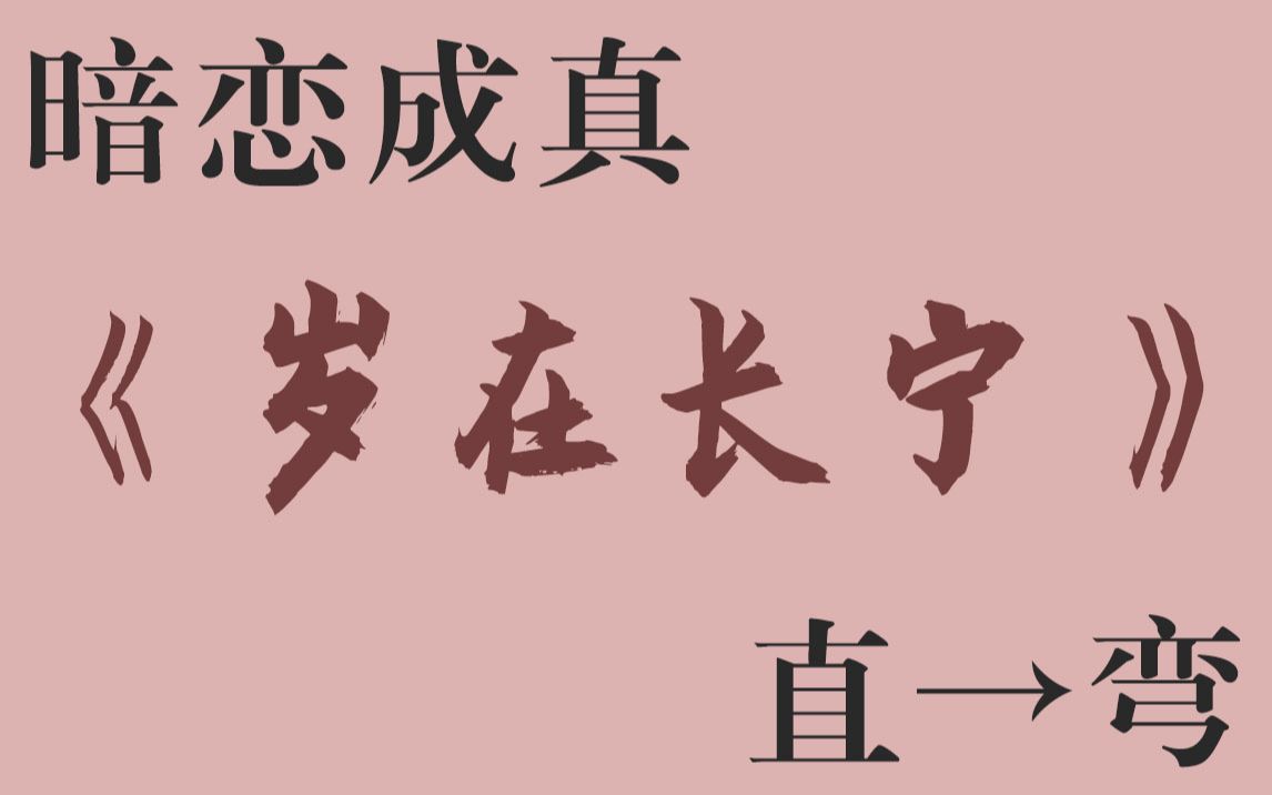 【原耽纯爱推文】《岁在长宁》暗恋十年守得云开见月明哔哩哔哩bilibili