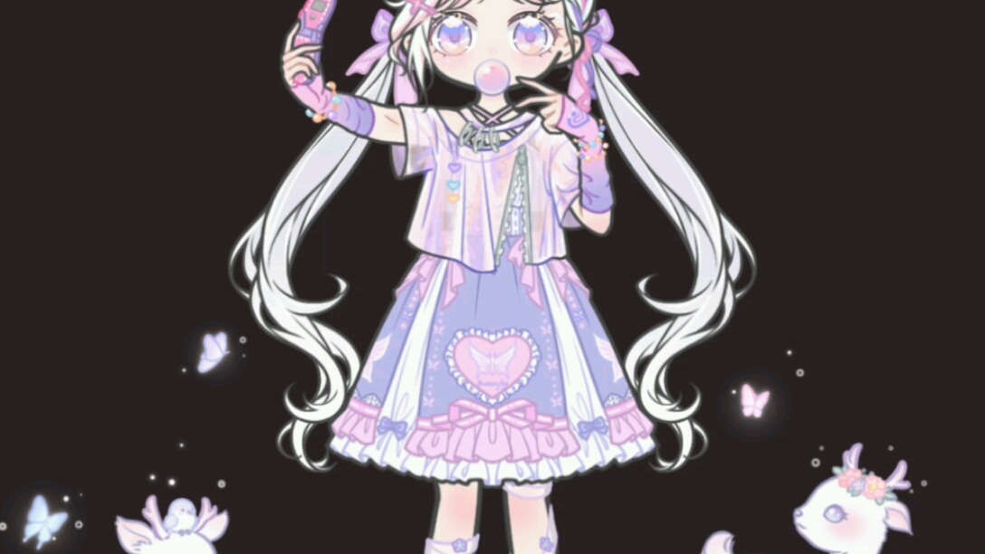 装扮少女(素材来源于@装扮少女)两个百钻屋的衣服