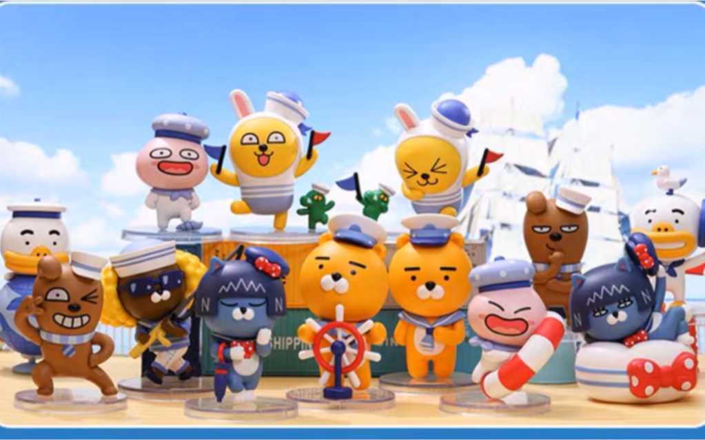 kakaofriends海军系列拆盒视频