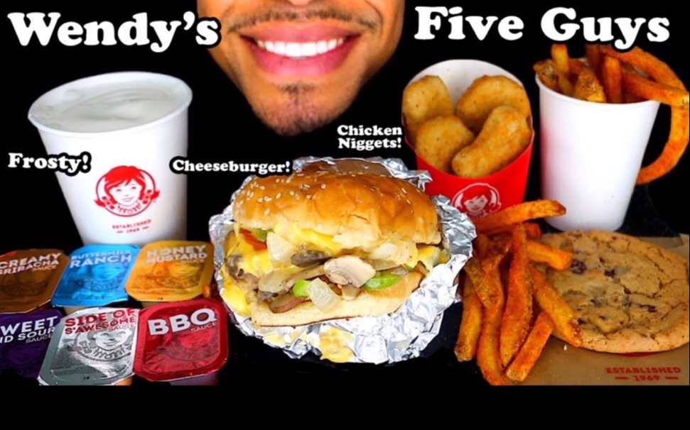 76jerry76温蒂五兄弟61芝士汉堡脆皮鸡块薯条巧克力曲奇香草