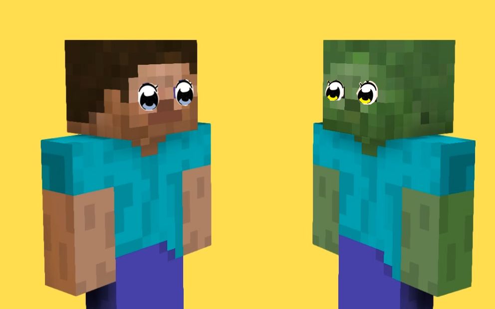 {mi动画}【史蒂夫和僵尸的日常】(砖业动画练习)