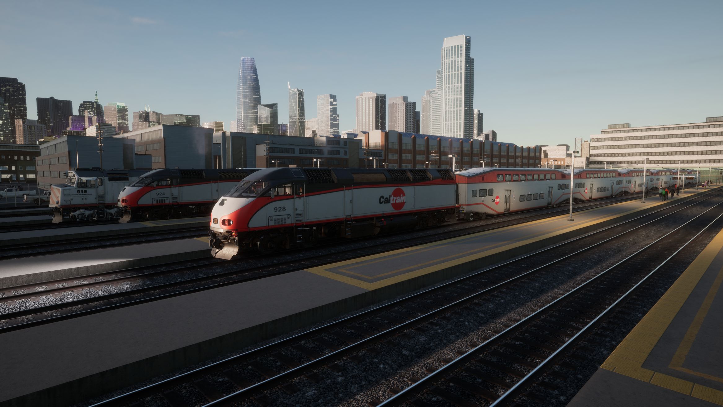 【模拟火车世界4】第一人称驾驶美国小子弹列车 mp36h-3c-ctx型 从