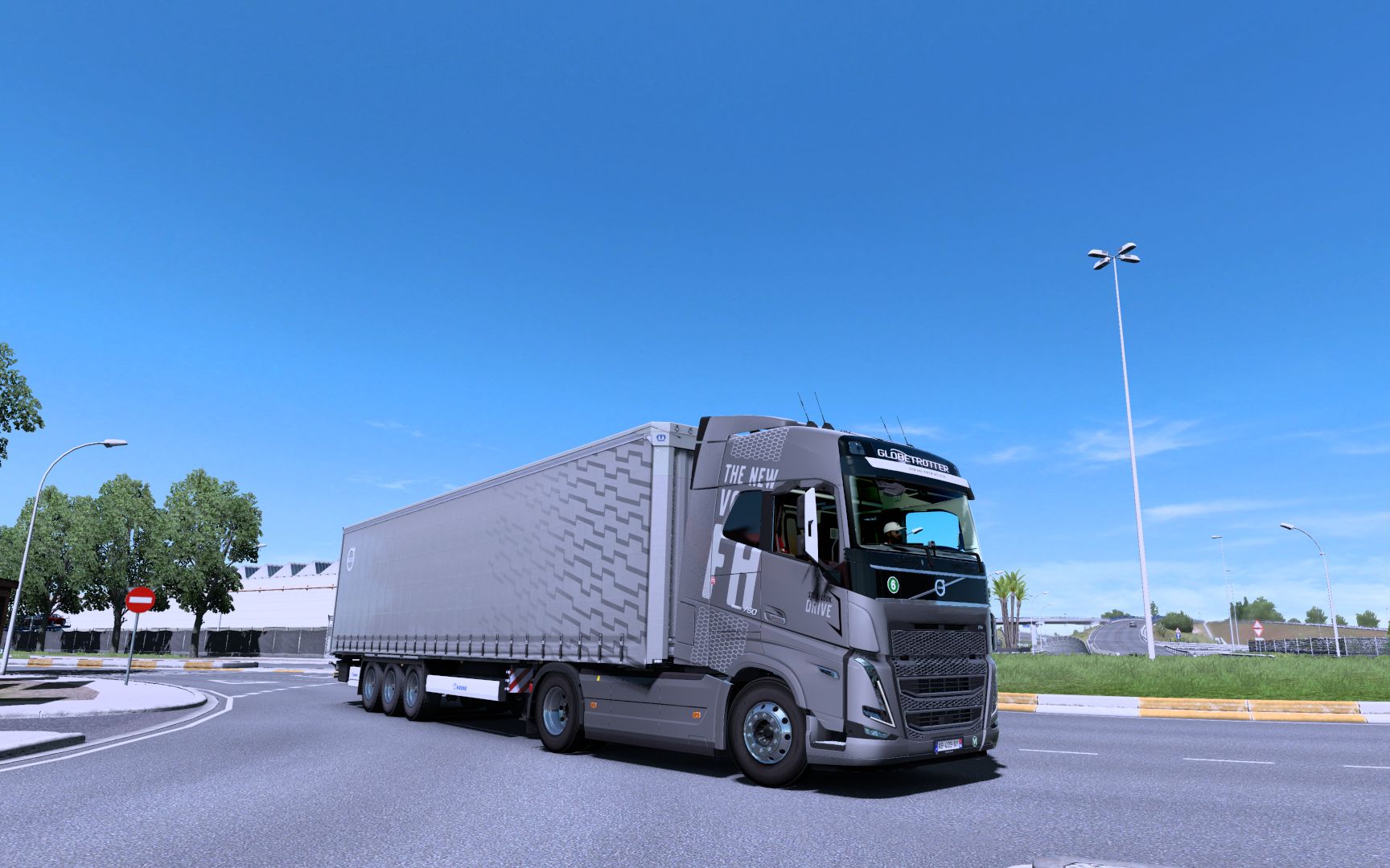 新沃尔沃fh2022内测版试驾-《欧洲卡车模拟2》