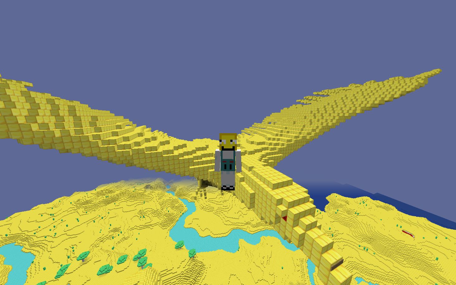 【雷疯】探索2b2t黄金国,点赞过500发存档