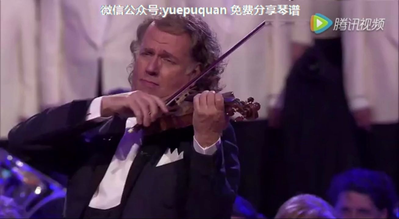 [图]《Silent Night》平安夜－Andre Rieu（安德列·里欧）演奏附小提琴谱