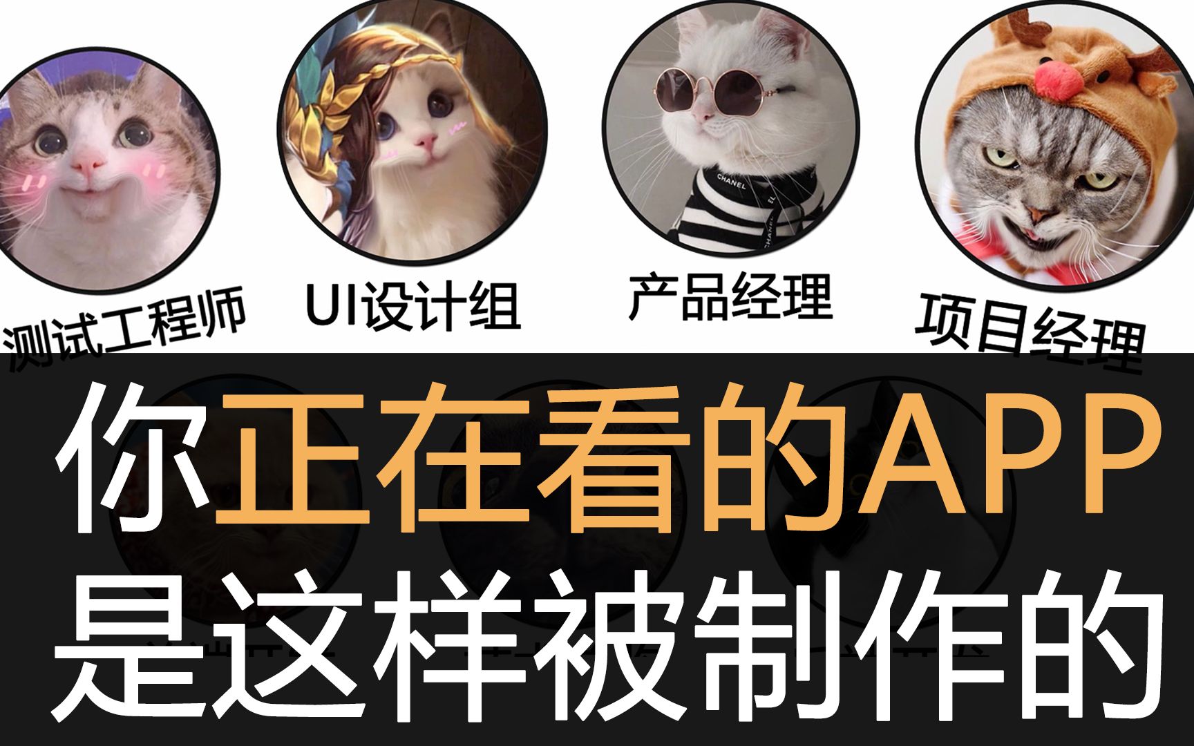 此刻你正在用的APP是这样被制作出来的(6分钟看完软件开发流程)