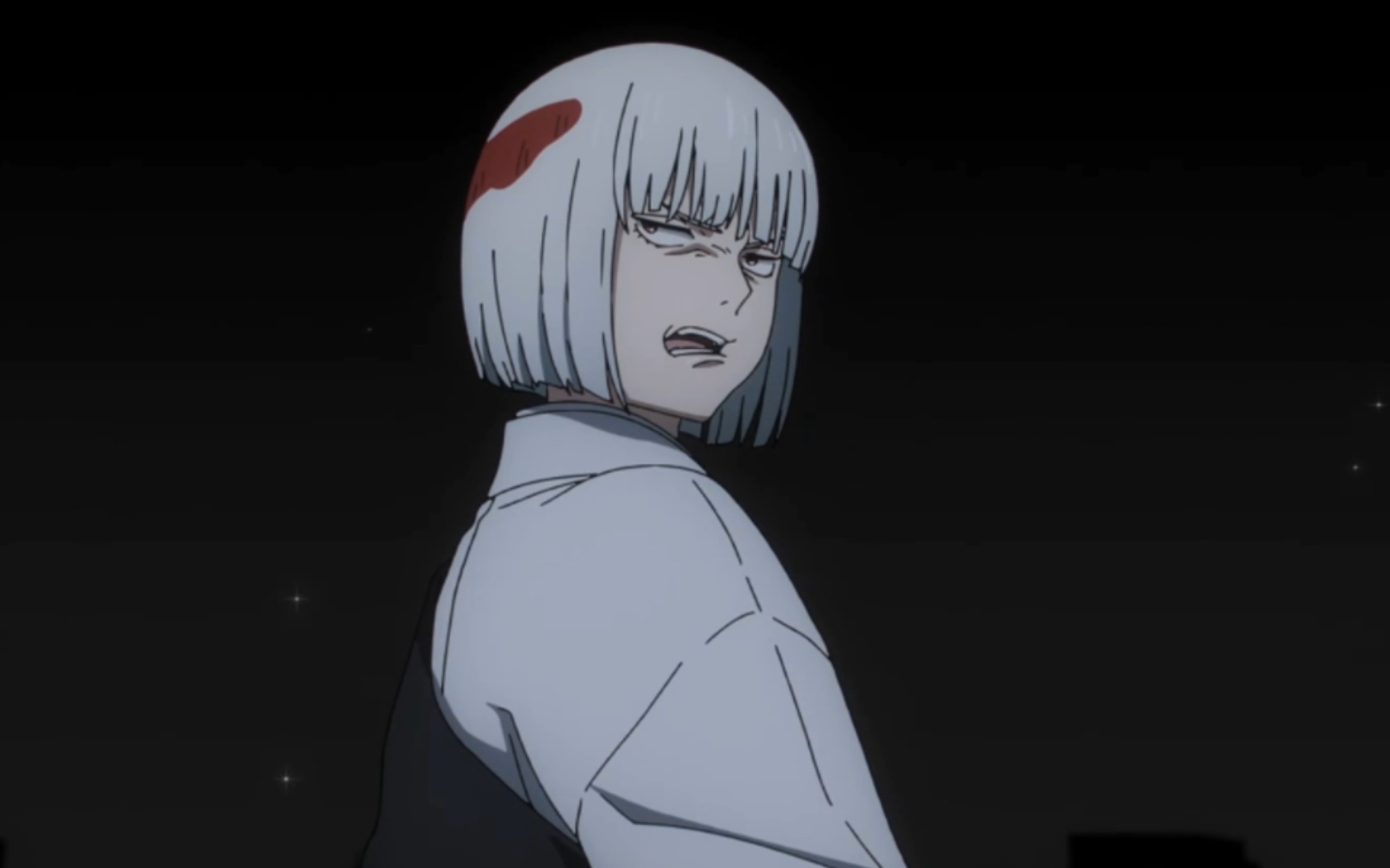 "觉得虎杖身体是宿傩的,觉得是在乱用,里梅一脸不爽.小男娘可爱捏~"