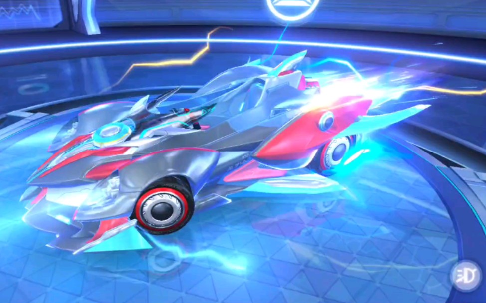 【qq飞车手游银河之光】特效拉满!首发欧布奥特曼a车展示和模型试跑!