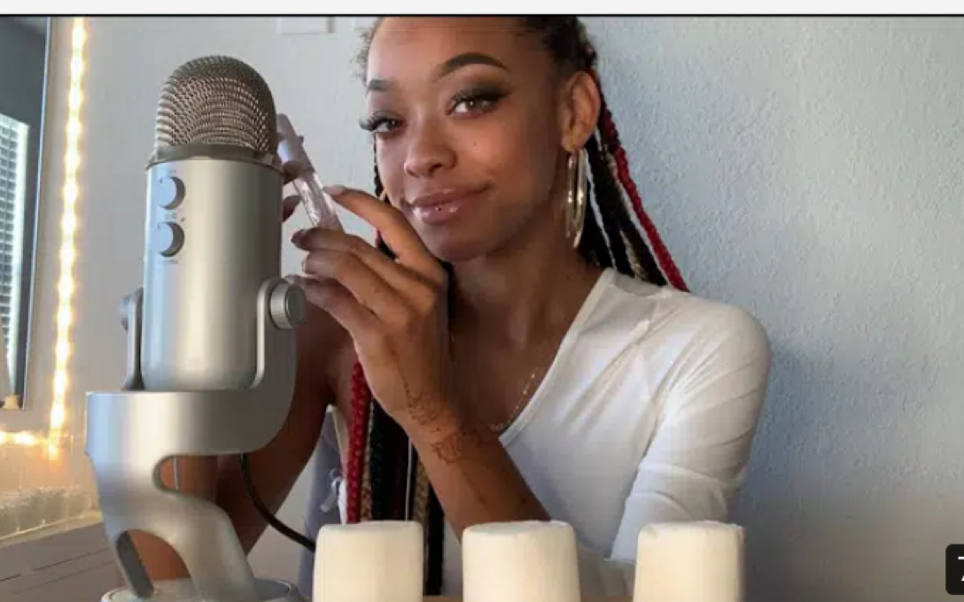 助眠柴娜chynaunique吃棉花糖这个颜我爱了