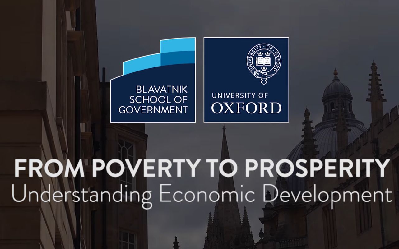 【Oxford】发展经济学 From Poverty to Prosperity: Understanding Economic Development英语字幕哔哩哔哩bilibili