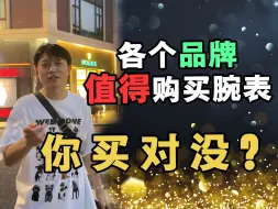 Download Video: 每个品牌值得买的表