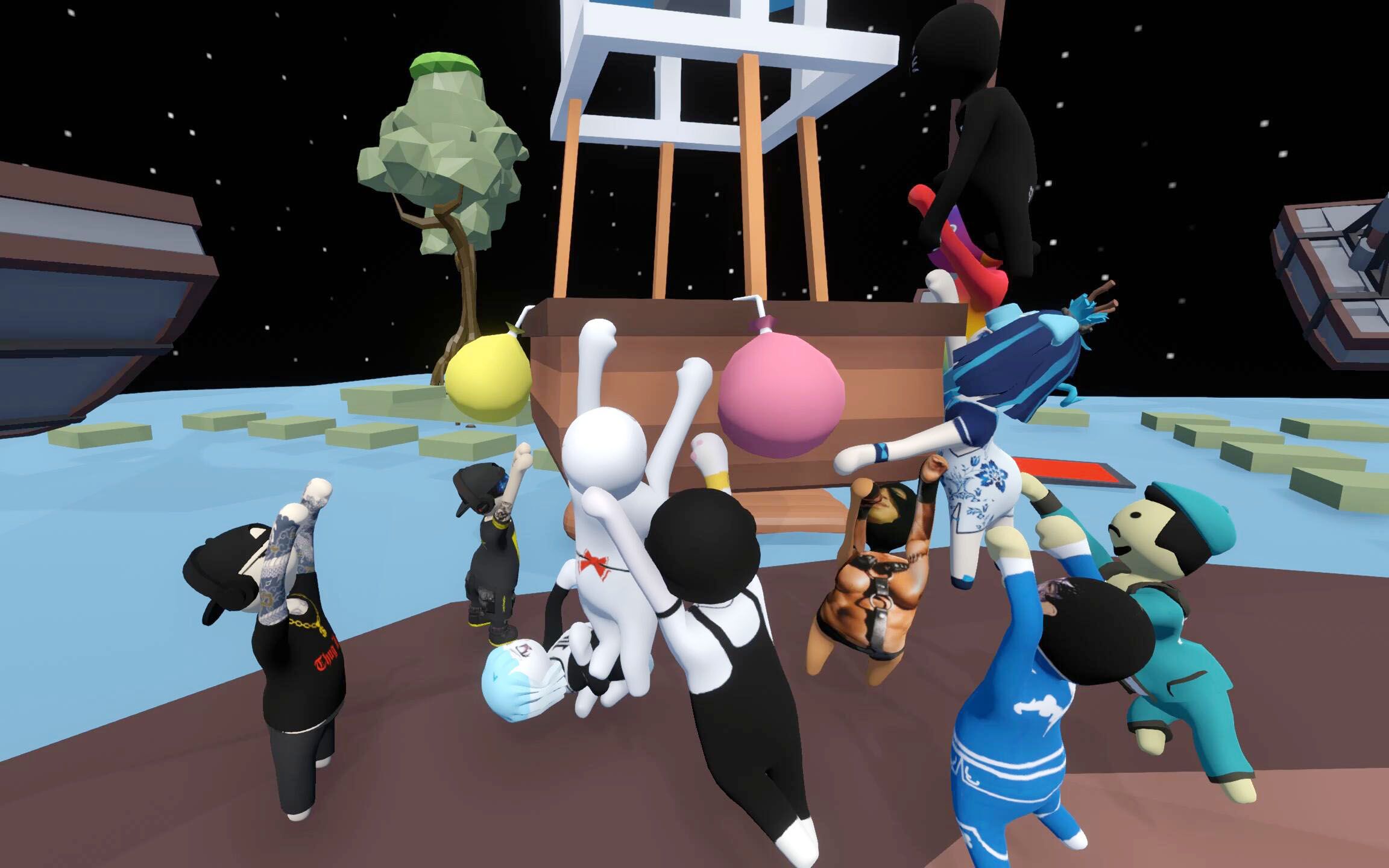 【乐美解说】人类一败涂地 收集4颗鸟蛋解锁热气球_哔哩哔哩 (゜-゜)