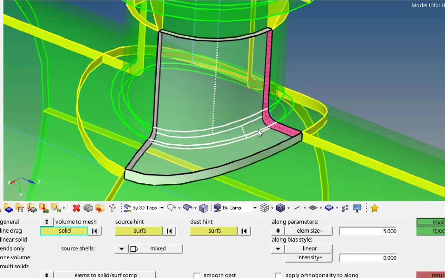 Hypermesh的操作培训干货满满(几何编辑、映射几何构建及划分等)哔哩哔哩bilibili