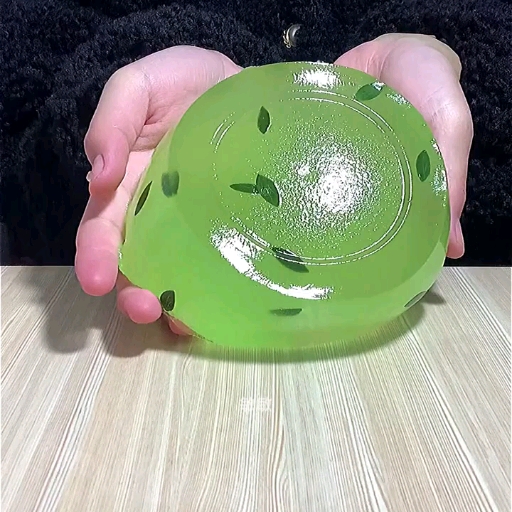 解压史莱姆:解压者的福音,史莱姆的不同玩法.绿色水晶泥