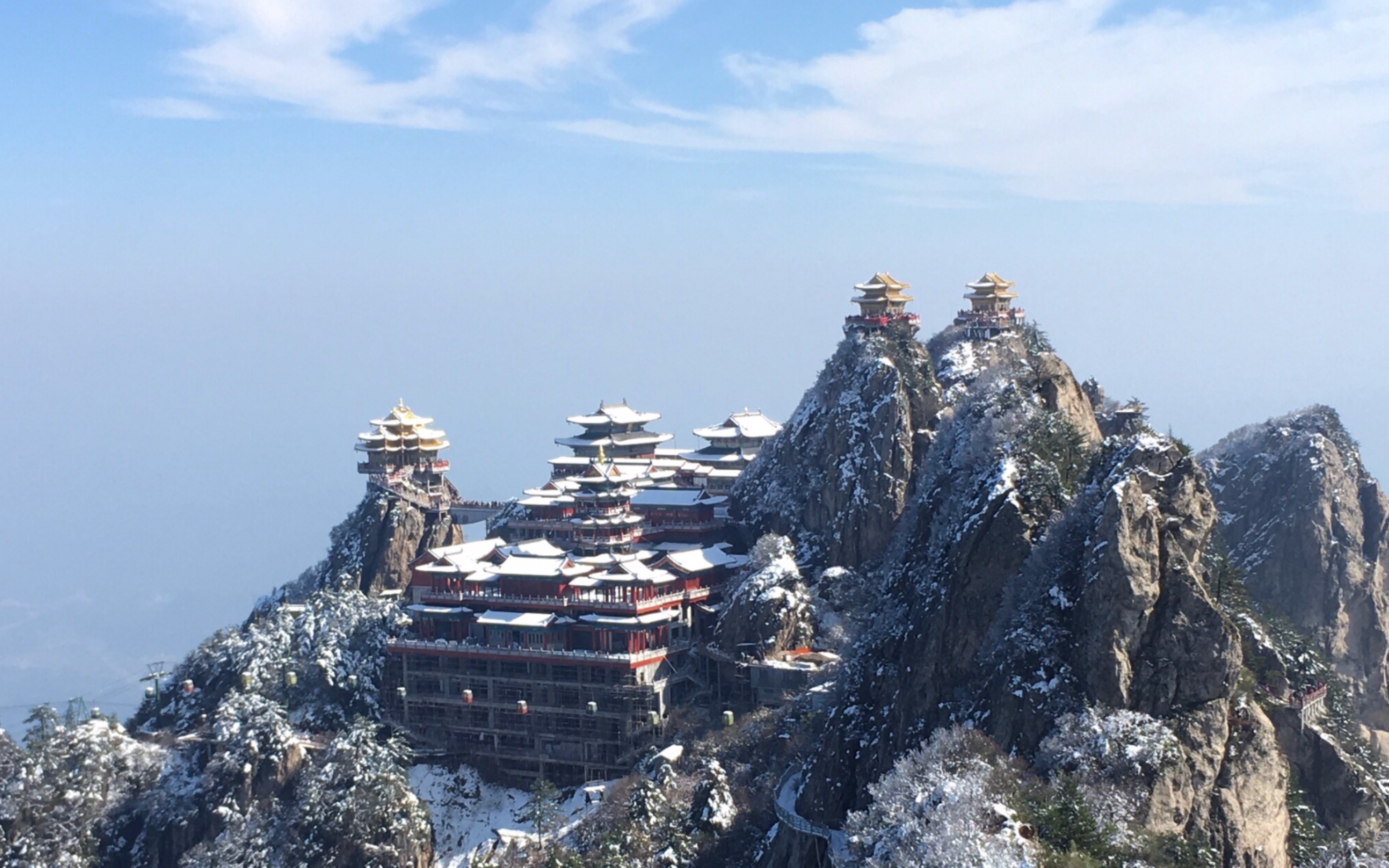 老君山雪景壁纸超清图片