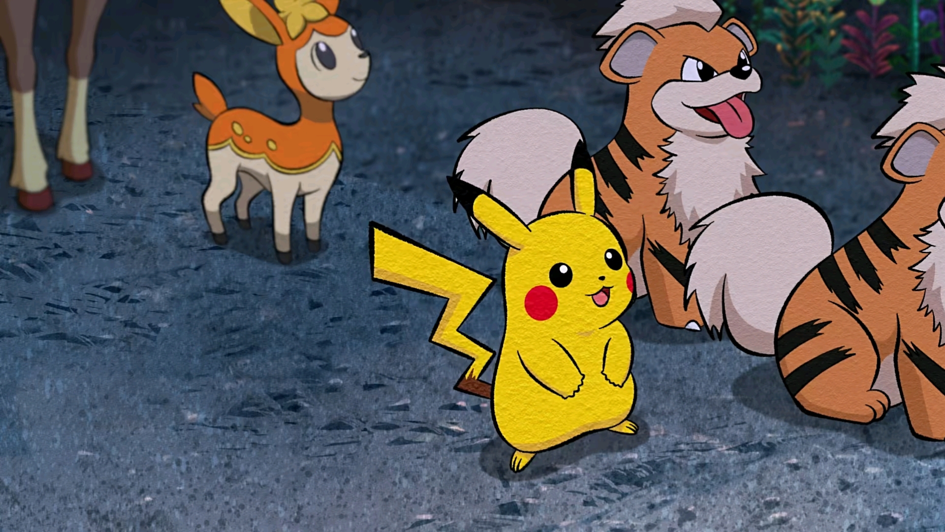 动漫皮卡丘精灵宝可梦幻联动中秋节创意广告!结合中国传统文化!