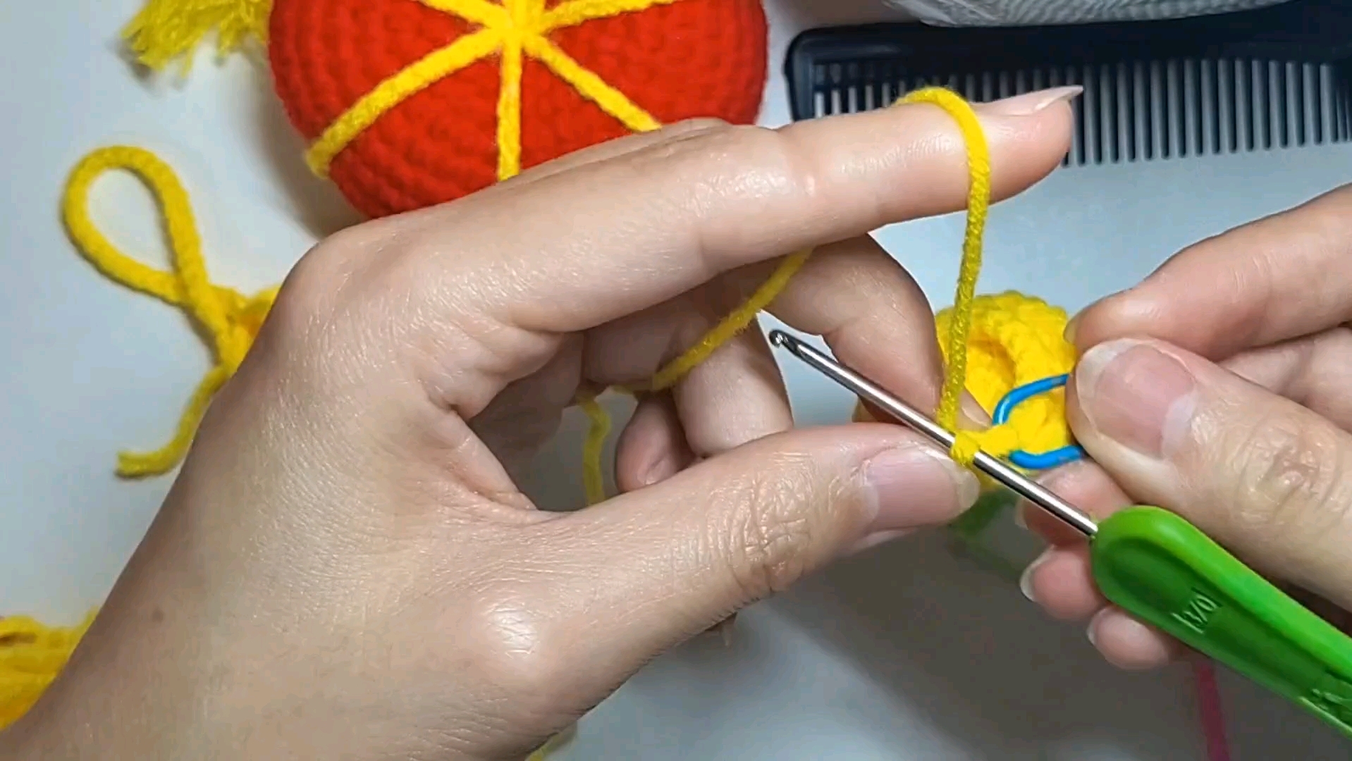 小灯笼成品钩织教程(五)