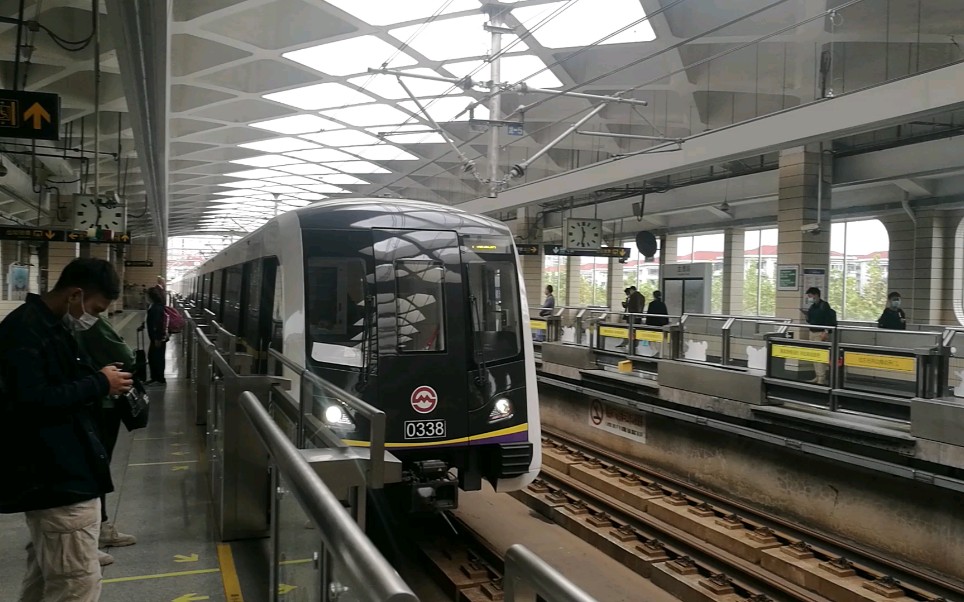 【上海地铁】3号线叛逆包公0338上海南站方向龙漕路进站