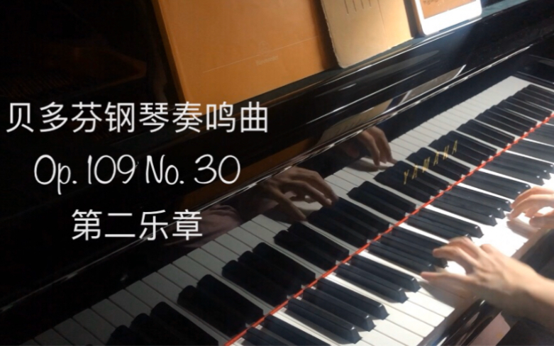 [图]【贝多芬】第30号钢琴奏鸣曲第二乐章Piano sonata Op.109 No.30 mvt2