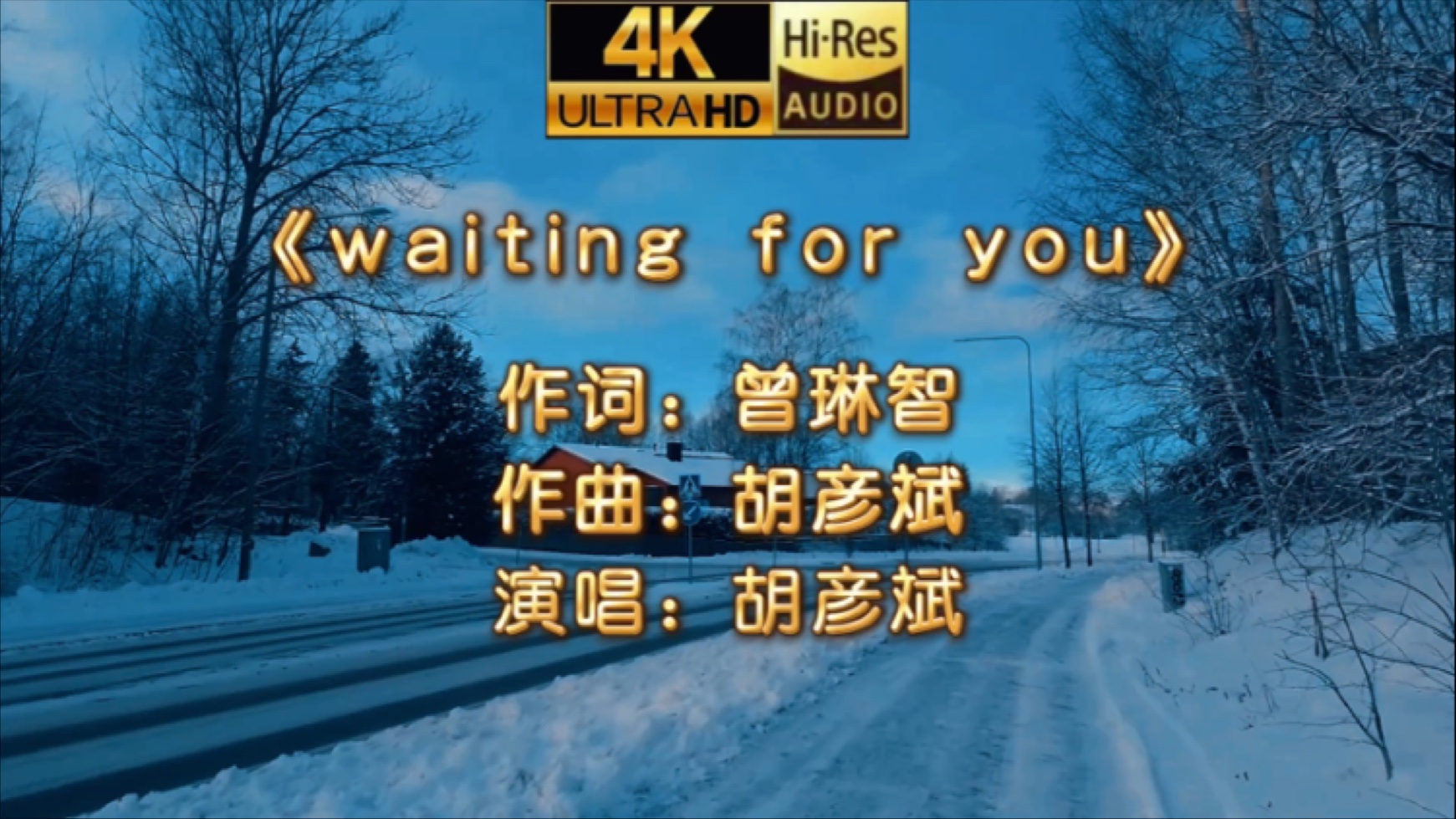 你留给我的只有一望无际的思念 #waitingforyou完整版 #胡彦斌