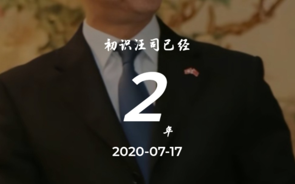 【汪文斌】2020.7.17~2022.7.17 汪司亮相蓝厅两周年了!哔哩哔哩bilibili