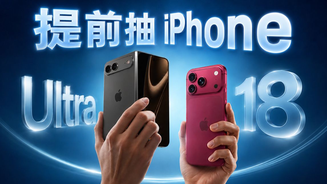别买iPhone 18 Pro了,折叠屏+18Pro直接抽!